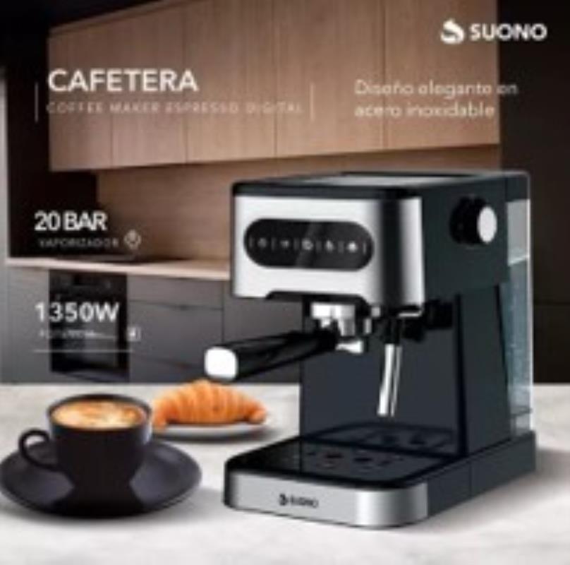 CAFETERA SUONO - EXPRESSO VINTAGE CON VAPORIZADOR